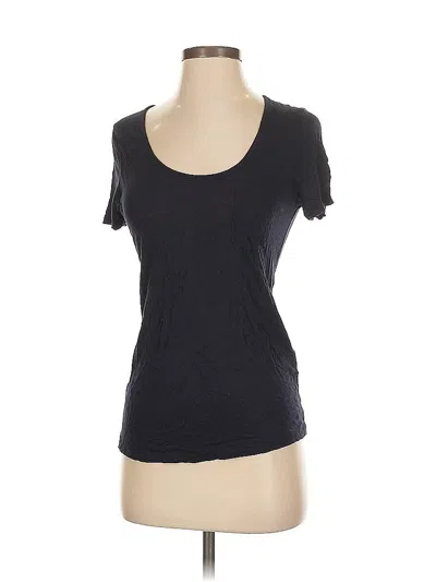 Pre-owned Banana Republic Short Sleeve T-shirt In Black