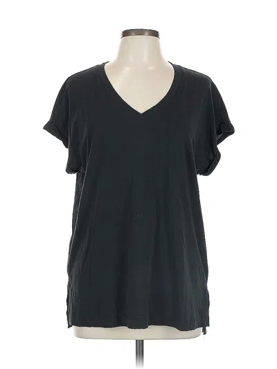 Pre-owned Banana Republic Short Sleeve T-shirt In Black