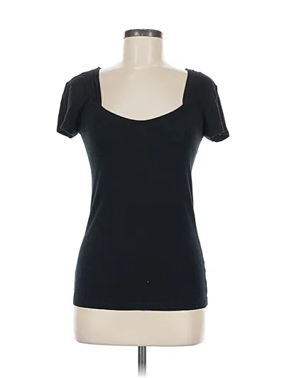 Pre-owned Banana Republic Short Sleeve T-shirt In Black