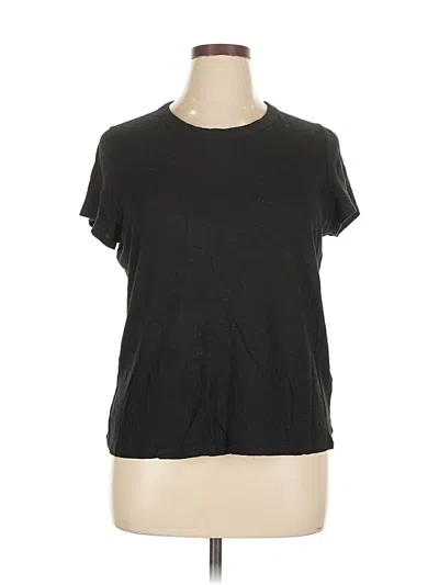 Pre-owned Banana Republic Short Sleeve T-shirt In Black