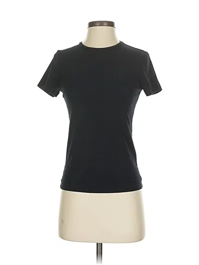 Pre-owned Banana Republic Short Sleeve T-shirt In Black