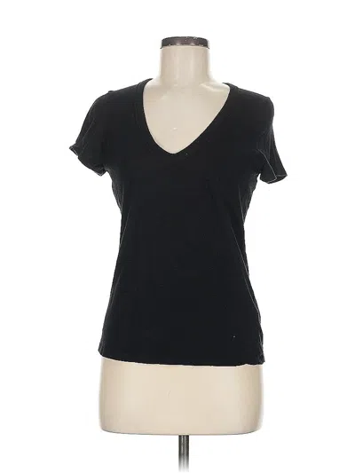 Pre-owned Banana Republic Short Sleeve T-shirt In Black