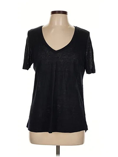 Pre-owned Banana Republic Short Sleeve T-shirt In Black