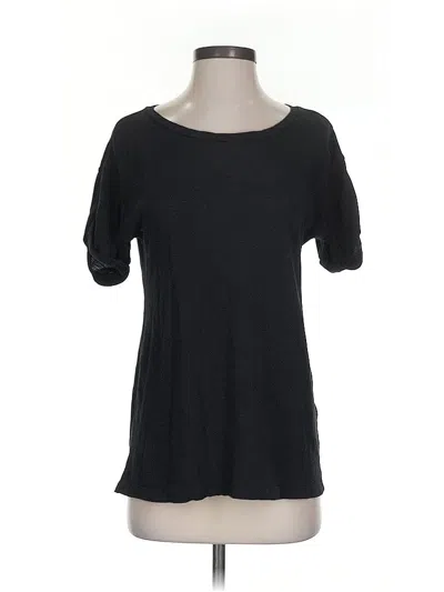 Pre-owned Banana Republic Short Sleeve T-shirt In Black