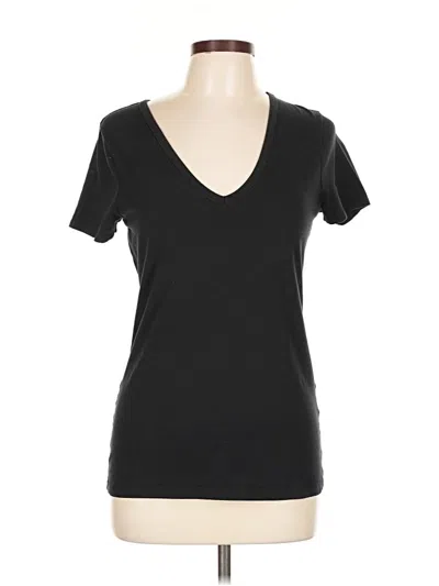 Pre-owned Banana Republic Short Sleeve T-shirt In Black