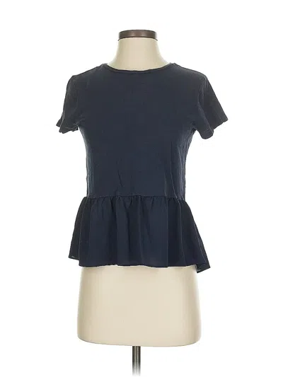 Pre-owned Banana Republic Short Sleeve T-shirt In Blue