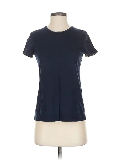 Pre-owned Banana Republic Short Sleeve T-shirt In Blue