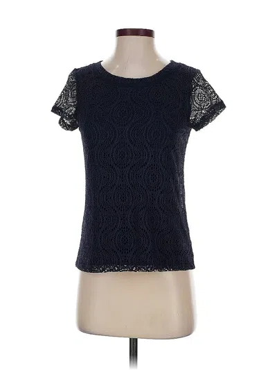 Pre-owned Banana Republic Short Sleeve T-shirt In Blue