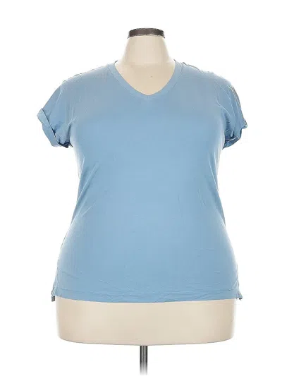 Pre-owned Banana Republic Short Sleeve T-shirt In Blue