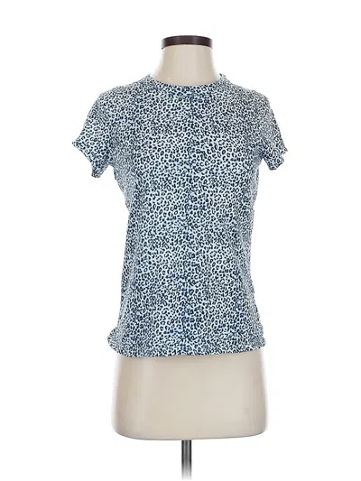 Pre-owned Banana Republic Short Sleeve T-shirt In Blue