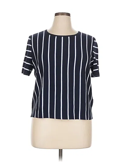 Pre-owned Banana Republic Short Sleeve T-shirt In Blue