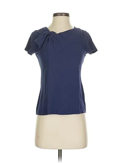 Pre-owned Banana Republic Short Sleeve T-shirt In Blue