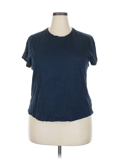 Pre-owned Banana Republic Short Sleeve T-shirt In Blue