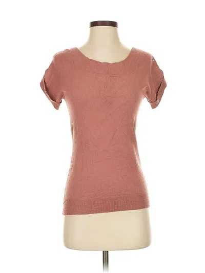 Pre-owned Banana Republic Short Sleeve T-shirt In Brown