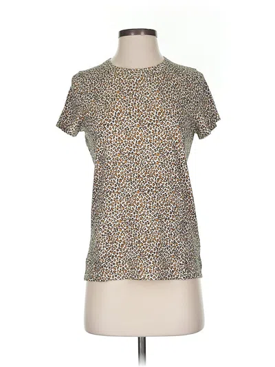 Pre-owned Banana Republic Short Sleeve T-shirt In Brown