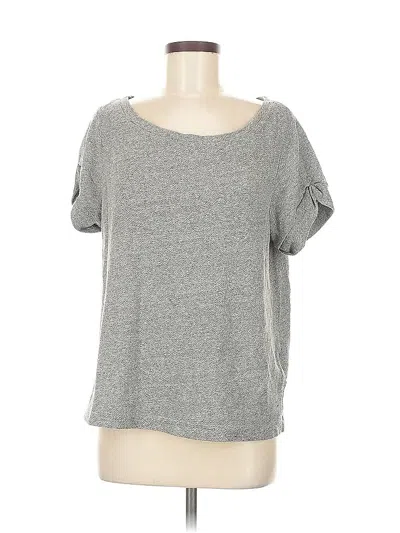 Pre-owned Banana Republic Short Sleeve T-shirt In Gray