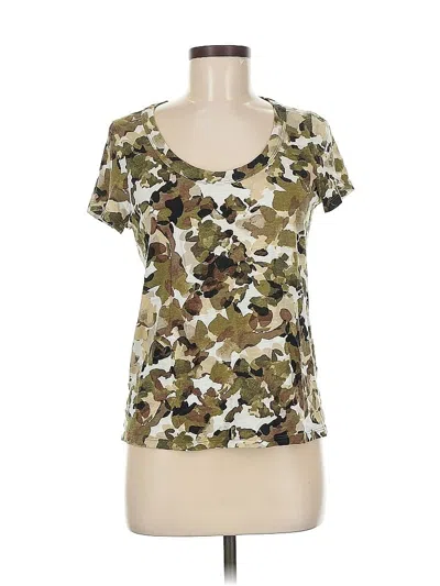 Pre-owned Banana Republic Short Sleeve T-shirt In Green