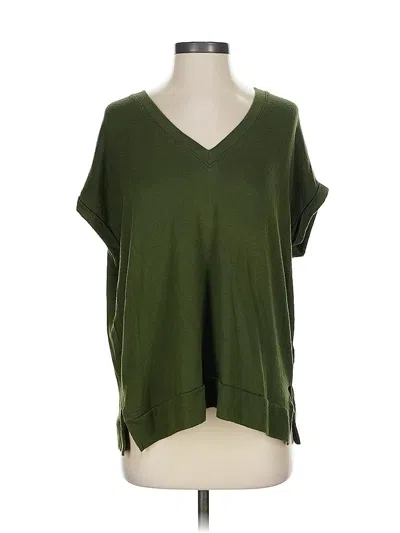 Pre-owned Banana Republic Short Sleeve T-shirt In Green