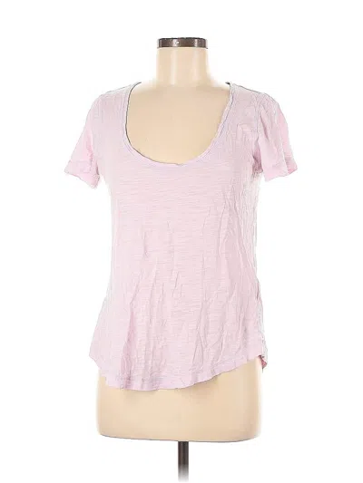 Pre-owned Banana Republic Short Sleeve T-shirt In Pink
