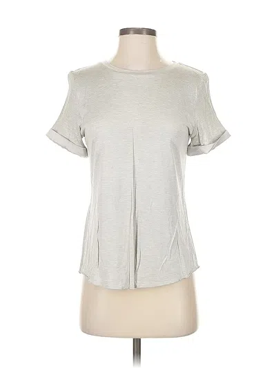 Pre-owned Banana Republic Short Sleeve T-shirt In Silver