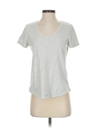 Pre-owned Banana Republic Short Sleeve T-shirt In Silver