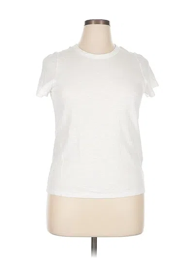 Pre-owned Banana Republic Short Sleeve T-shirt In White