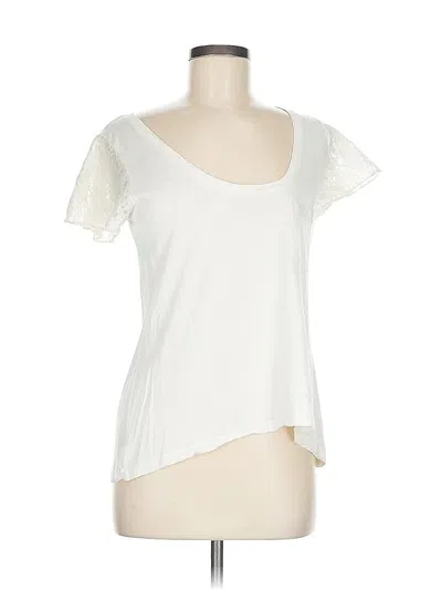 Pre-owned Banana Republic Short Sleeve T-shirt In White