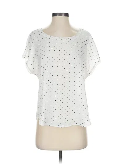 Pre-owned Banana Republic Short Sleeve T-shirt In White