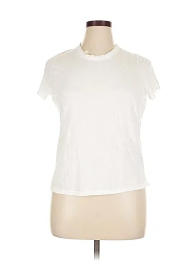 Pre-owned Banana Republic Short Sleeve T-shirt In White