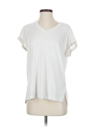Pre-owned Banana Republic Short Sleeve T-shirt In White
