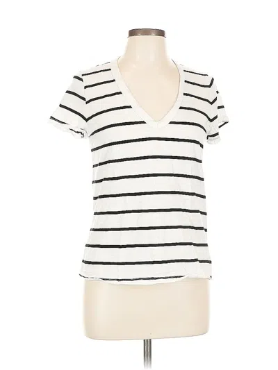 Pre-owned Banana Republic Short Sleeve T-shirt In White