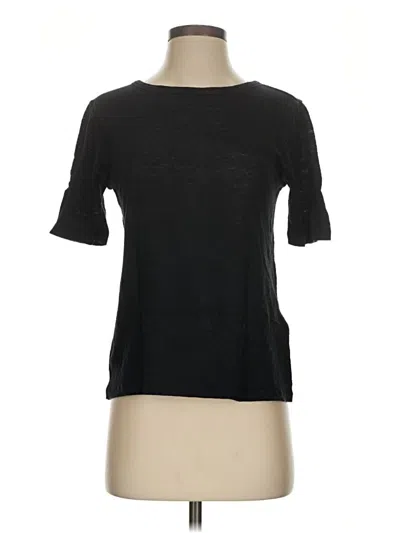 Pre-owned Banana Republic Short Sleeve T-shirt In Black