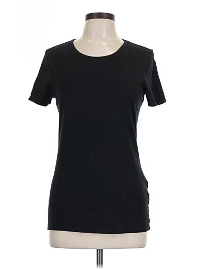 Pre-owned Banana Republic Short Sleeve T-shirt In Black
