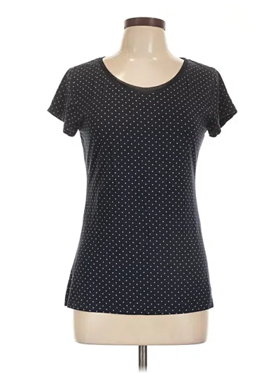 Pre-owned Banana Republic Short Sleeve T-shirt In Black