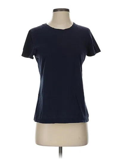 Pre-owned Banana Republic Short Sleeve T-shirt In Blue
