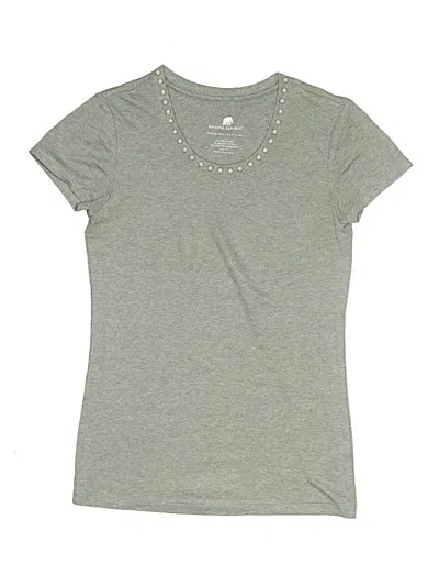 Pre-owned Banana Republic Kids' Short Sleeve T-shirt In Gray