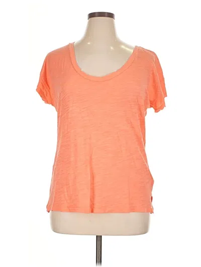 Pre-owned Banana Republic Short Sleeve T-shirt In Orange
