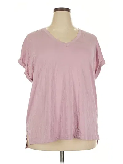 Pre-owned Banana Republic Short Sleeve T-shirt In Pink
