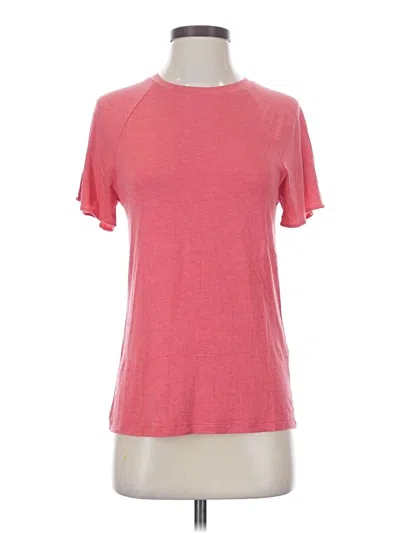 Pre-owned Banana Republic Short Sleeve T-shirt In Pink