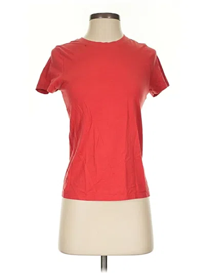 Pre-owned Banana Republic Short Sleeve T-shirt In Red