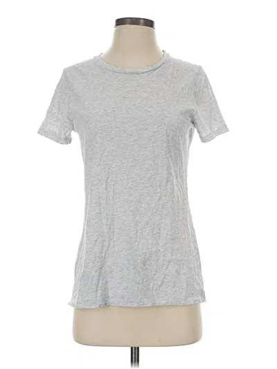 Pre-owned Banana Republic Short Sleeve T-shirt In Silver