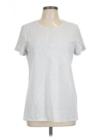 Pre-owned Banana Republic Short Sleeve T-shirt In Silver