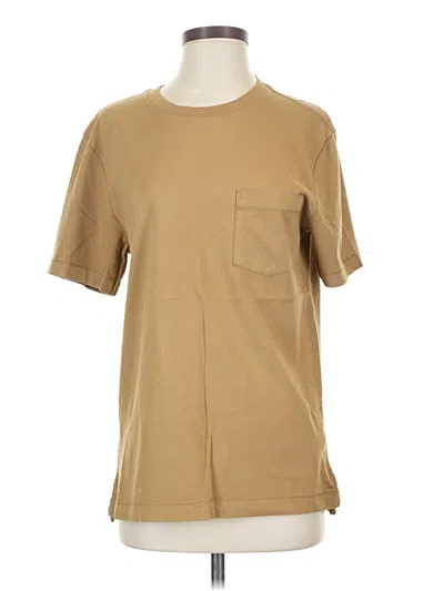 Pre-owned Banana Republic Short Sleeve T-shirt In Tan