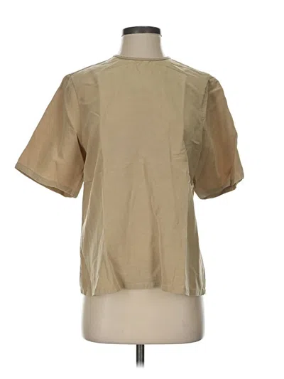Pre-owned Banana Republic Short Sleeve T-shirt In Tan