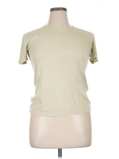 Pre-owned Banana Republic Short Sleeve T-shirt In Tan