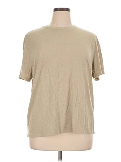 Pre-owned Banana Republic Short Sleeve T-shirt In Tan