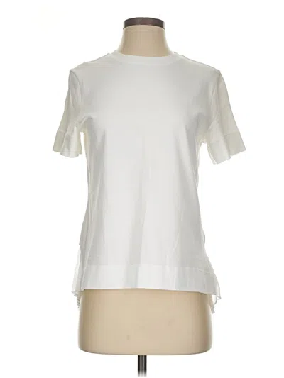 Pre-owned Banana Republic Short Sleeve T-shirt In White