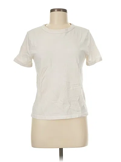 Pre-owned Banana Republic Short Sleeve T-shirt In White