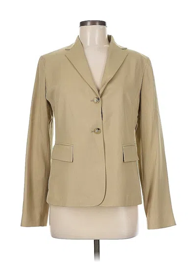 Pre-owned Banana Republic Silk Blazer Jacket In Brown