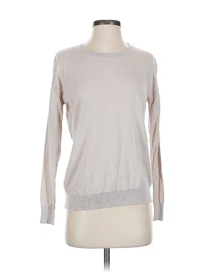 Pre-owned Banana Republic Silk Pullover Sweater In Brown